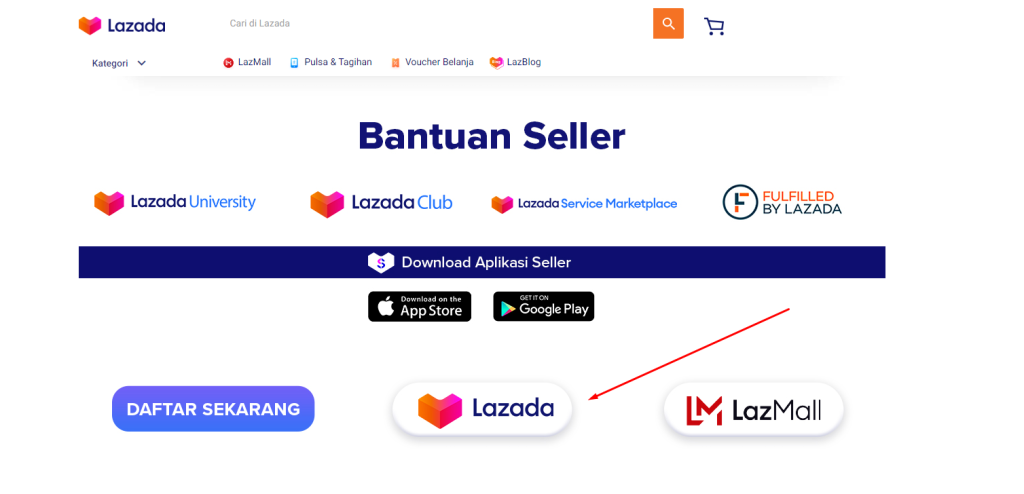 Daftar seller lazada